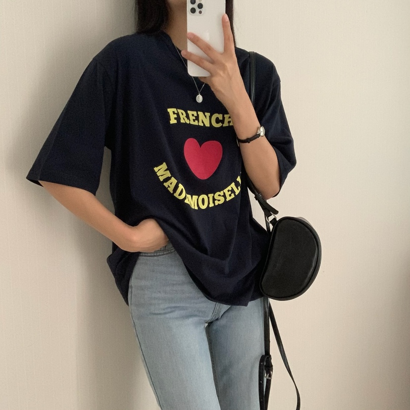 HELLO JINI東大門㊣直郵女士新品時尚休閑人氣熱賣推薦T恤HELLO JINIT恤