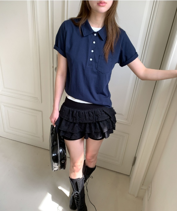 CYLINDER東大門㊣代購女士新款休閑25春夏推薦職業時尚人氣T恤CYLINDERT恤