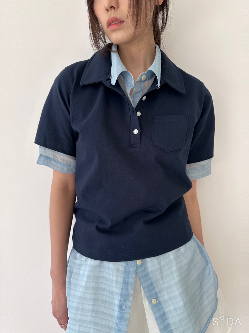 CYLINDER東大門㊣代購女士新款休閑25春夏推薦職業時尚人氣T恤CYLINDERT恤