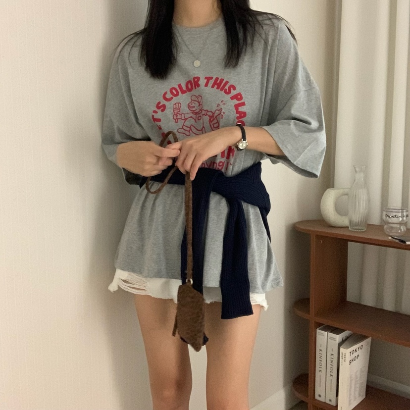 HELLO JINI韓國代購㊣女裝新品推薦人氣休閑熱賣職業時尚T恤HELLO JINIT恤
