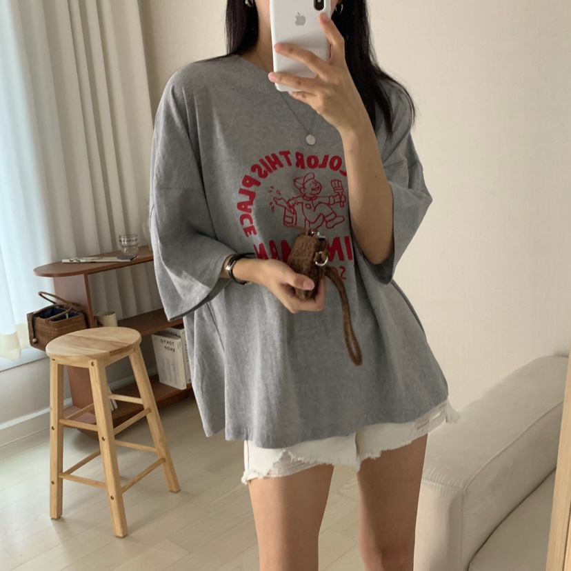 HELLO JINI韓國代購㊣女裝新品推薦人氣休閑熱賣職業時尚T恤HELLO JINIT恤