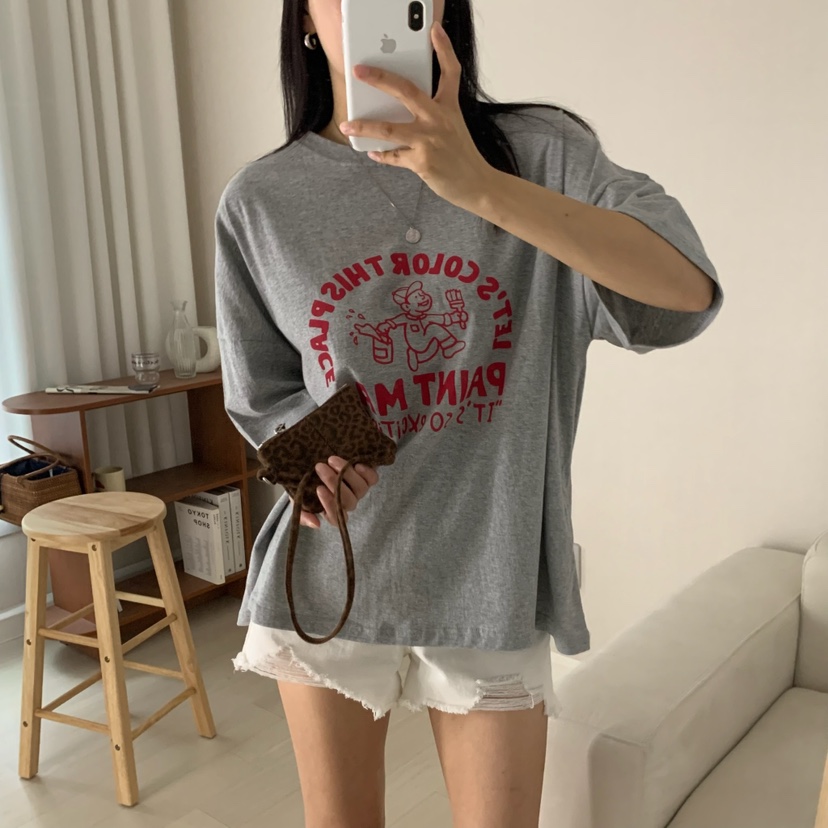 HELLO JINI韓國代購㊣女裝新品推薦人氣休閑熱賣職業時尚T恤HELLO JINIT恤