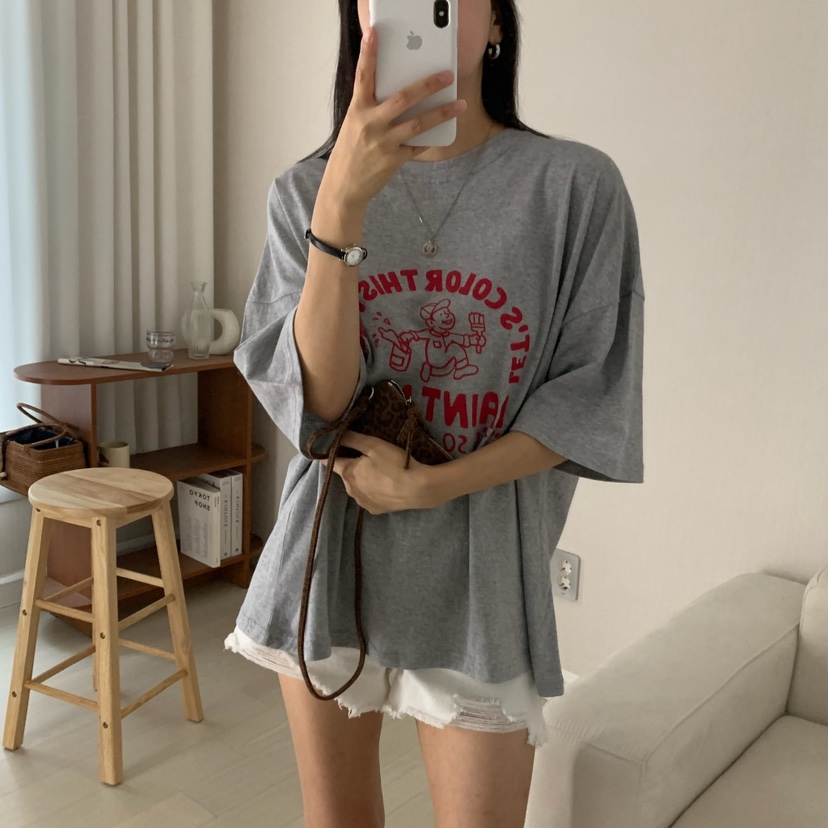 HELLO JINI韓國代購㊣女裝新品推薦人氣休閑熱賣職業時尚T恤HELLO JINIT恤