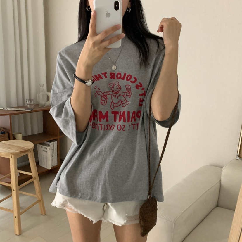 HELLO JINI韓國代購㊣女裝新品推薦人氣休閑熱賣職業時尚T恤HELLO JINIT恤