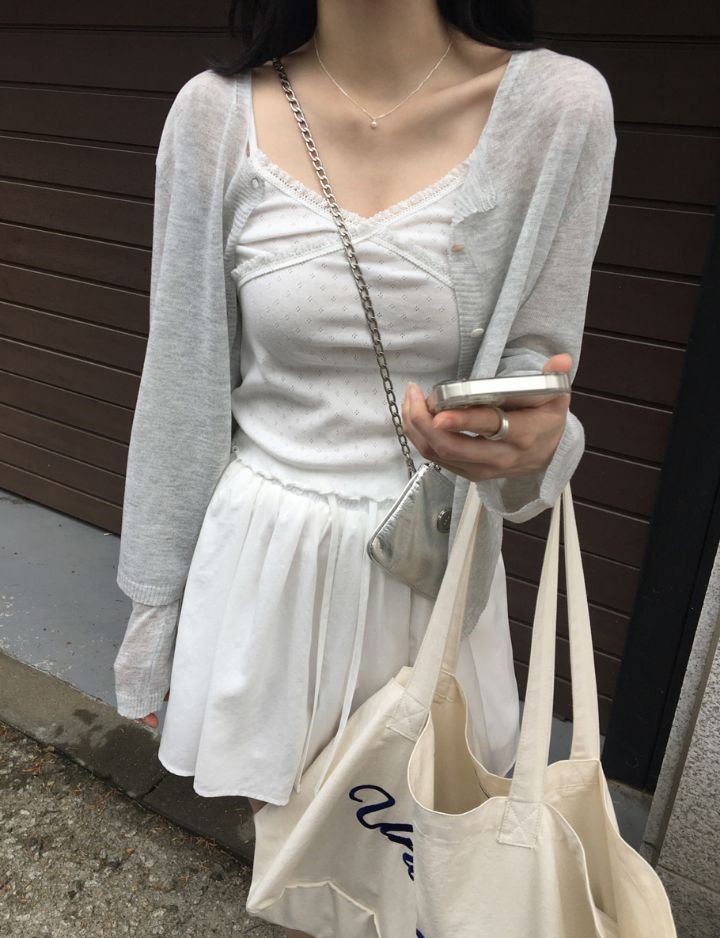 HER東大門㊣代購女裝新品休閑人氣職業25春夏熱賣時尚針織衫HER針織衫