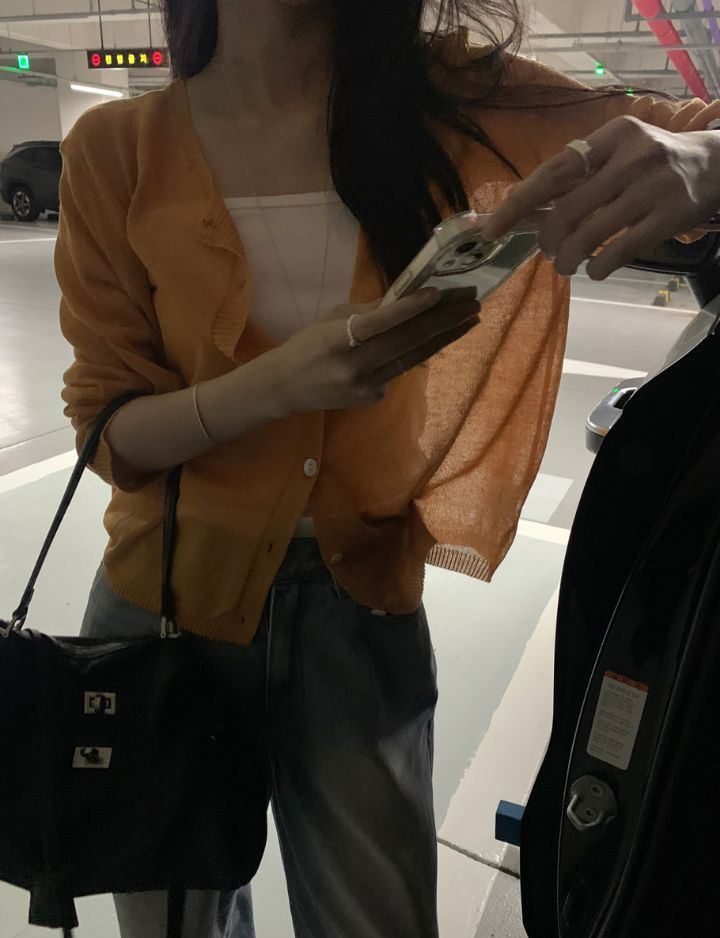 HER東大門㊣代購女裝新品休閑人氣職業25春夏熱賣時尚針織衫HER針織衫