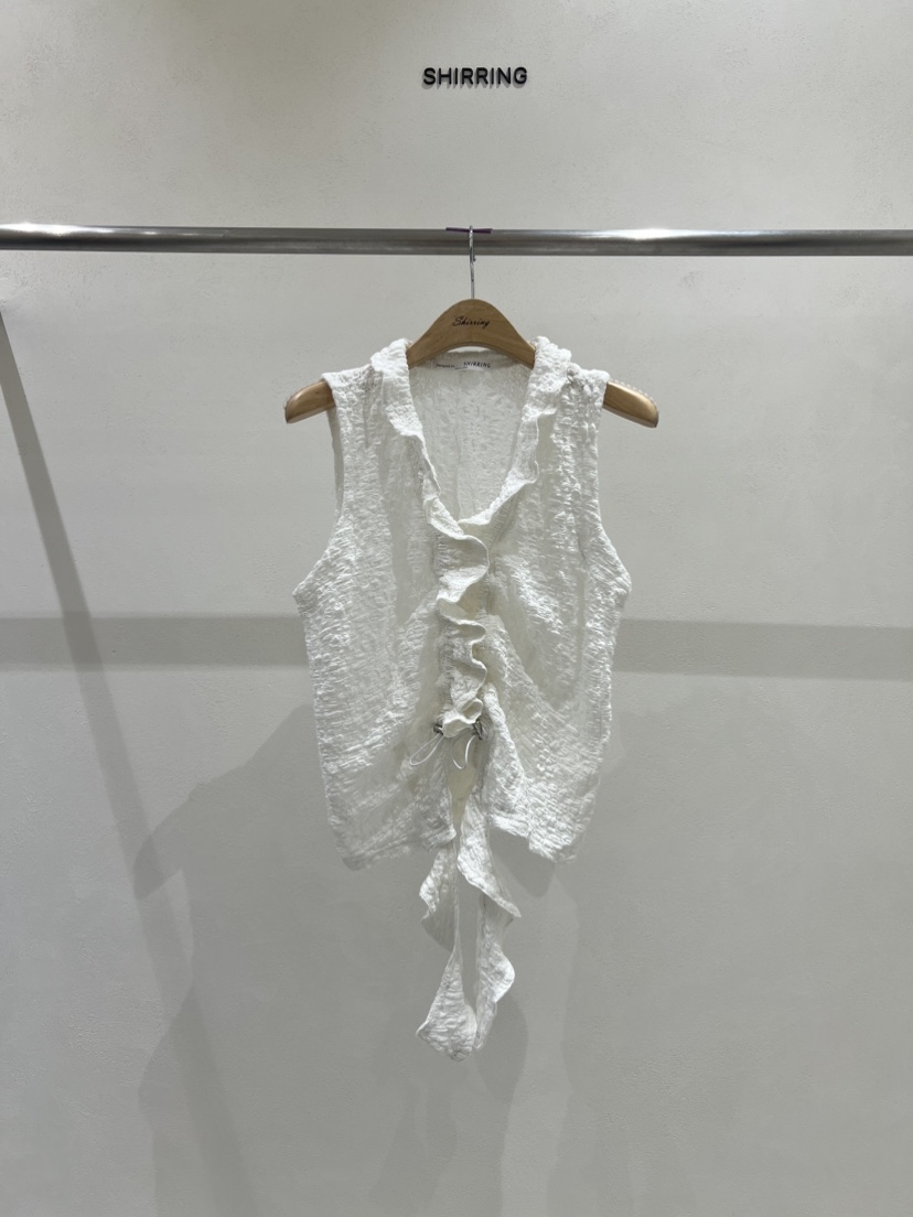 SHIRRING韓國代購㊣女士新品25春夏人氣休閑推薦吊帶背心打折SHIRRING吊帶/背心圖色1