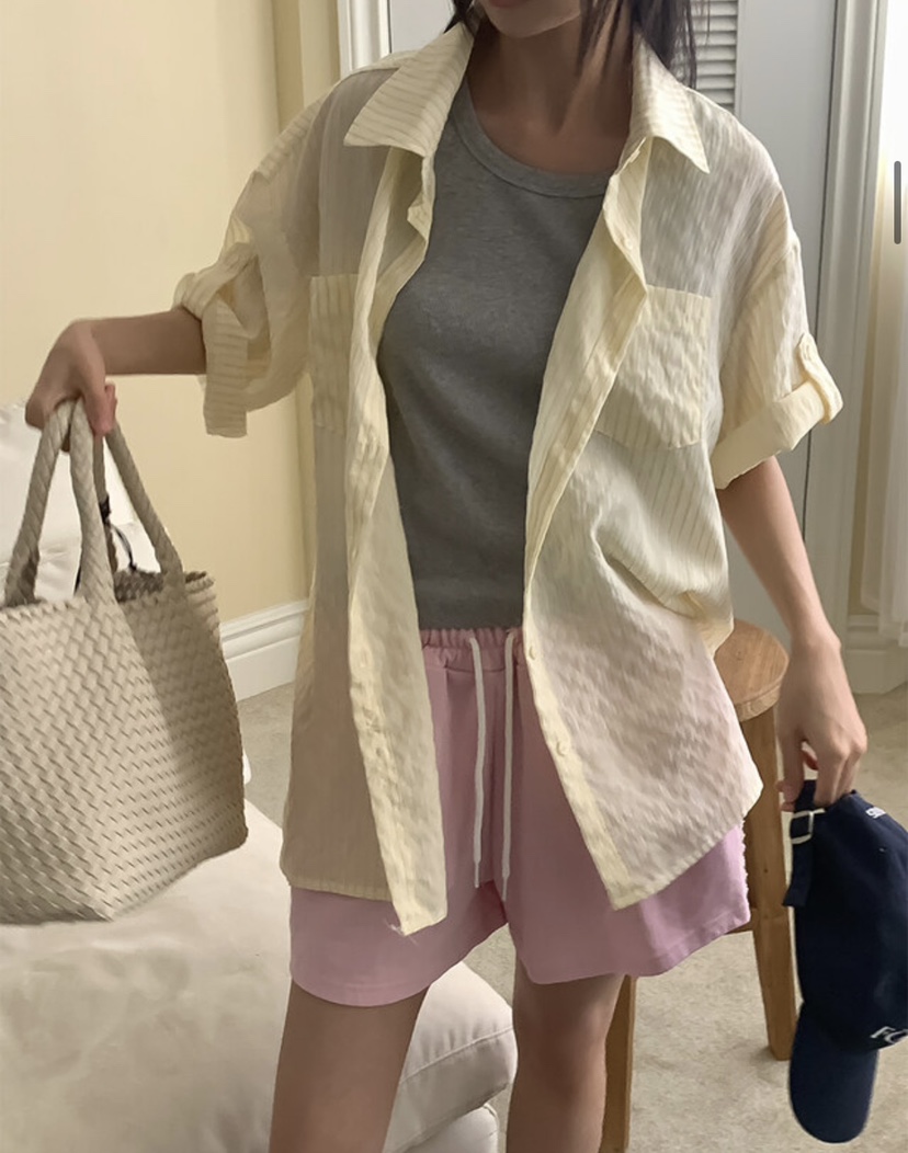 EOMPIT東大門㊣直郵女裝新款職業時尚推薦熱賣休閑襯衫蕾絲衫EOMPIT襯衫/蕾絲衫