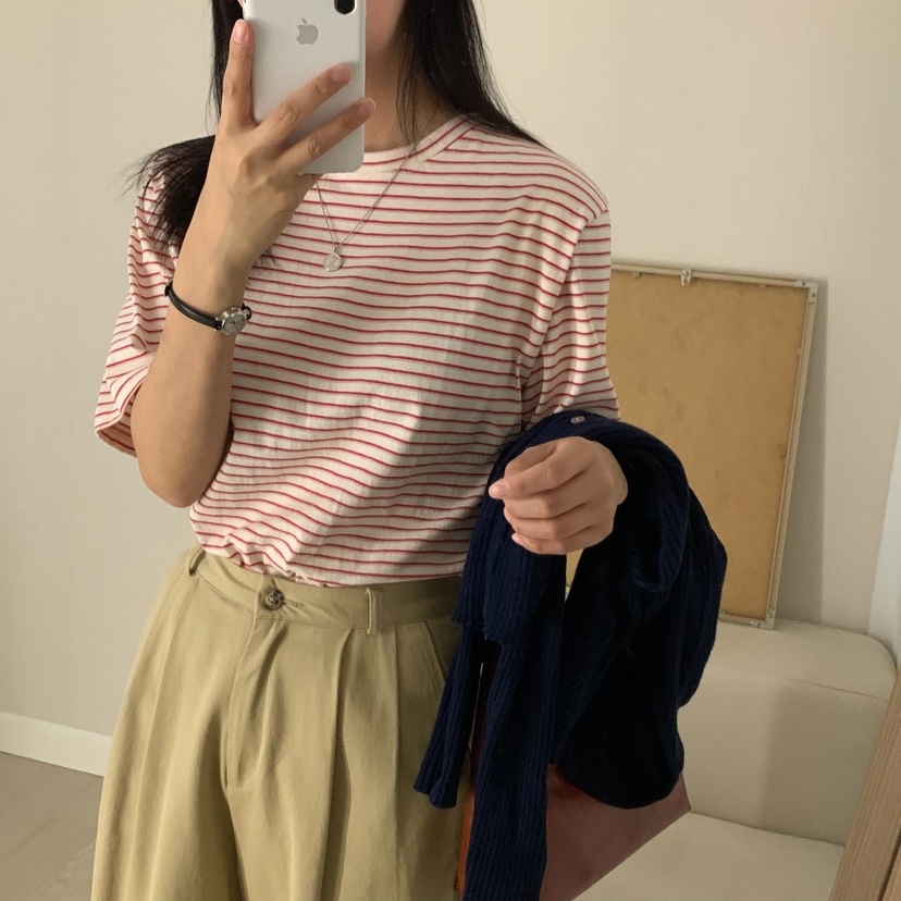 HELLO JINI東大門㊣直郵女裝新品25春夏時尚人氣熱賣推薦T恤HELLO JINIT恤