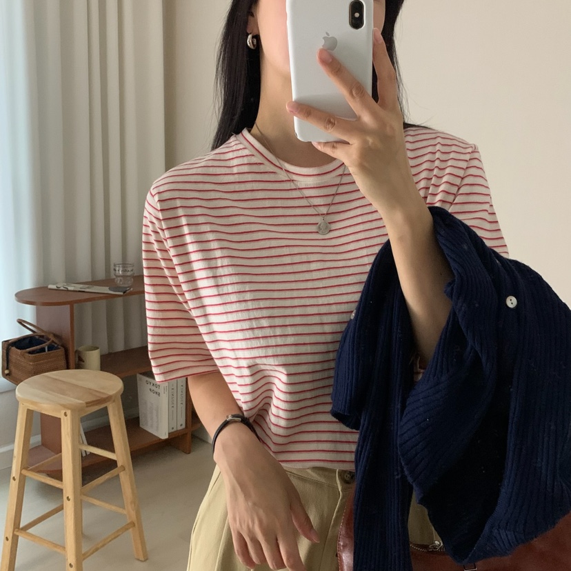 HELLO JINI東大門㊣直郵女裝新品25春夏時尚人氣熱賣推薦T恤HELLO JINIT恤