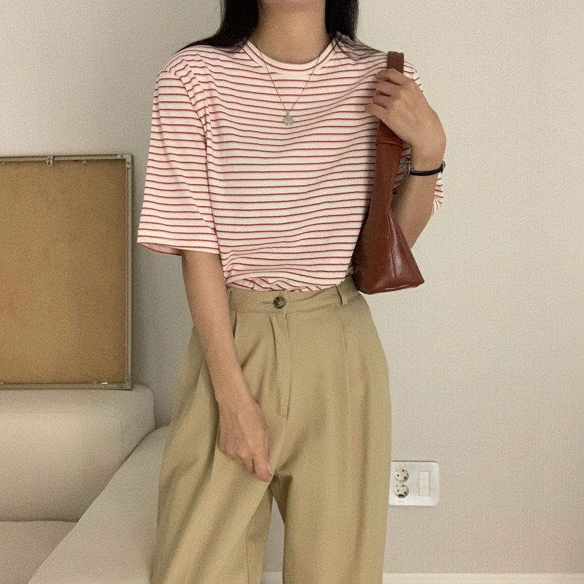 HELLO JINI東大門㊣直郵女裝新品25春夏時尚人氣熱賣推薦T恤HELLO JINIT恤