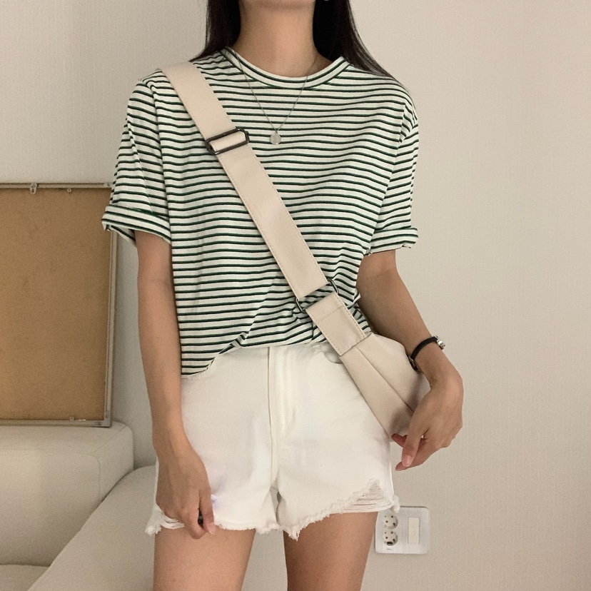 HELLO JINI東大門㊣直郵女裝新品25春夏時尚人氣熱賣推薦T恤HELLO JINIT恤