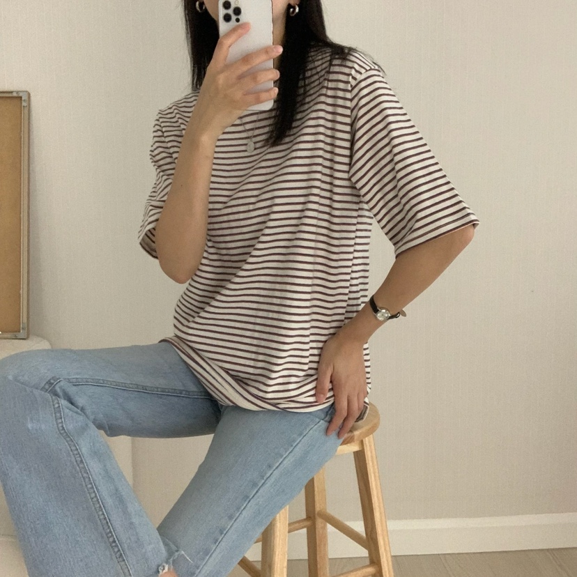 HELLO JINI東大門㊣直郵女裝新品25春夏時尚人氣熱賣推薦T恤HELLO JINIT恤