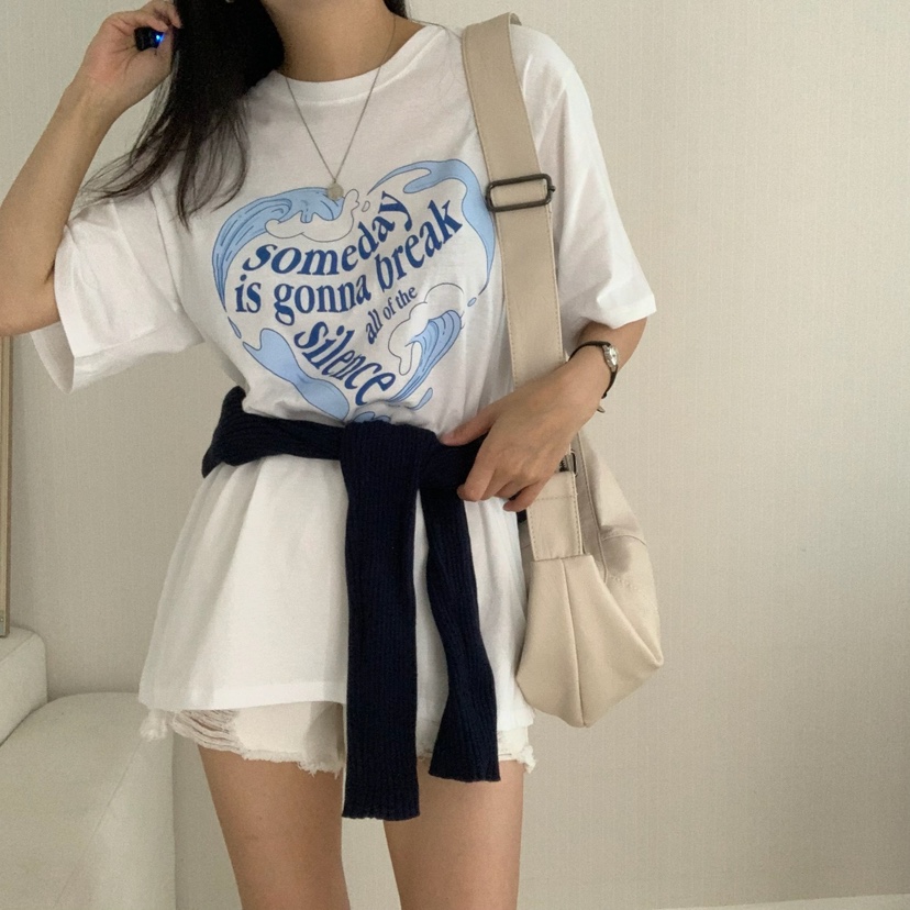 HELLO JINI東大門㊣直郵女裝新款熱賣推薦時尚25春夏職業T恤HELLO JINIT恤