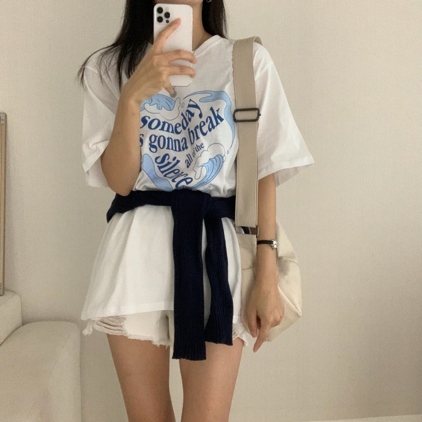 HELLO JINI東大門㊣直郵女裝新款熱賣推薦時尚25春夏職業T恤HELLO JINIT恤