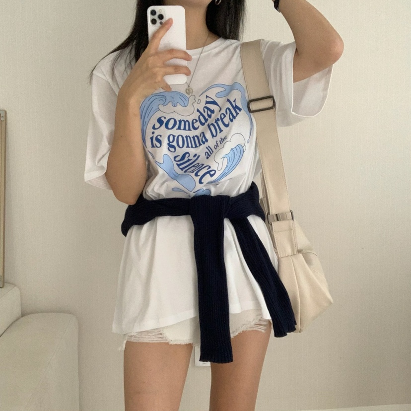 HELLO JINI東大門㊣直郵女裝新款熱賣推薦時尚25春夏職業T恤HELLO JINIT恤