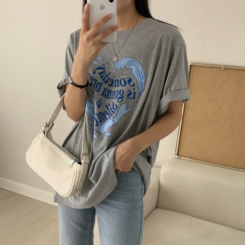 HELLO JINI東大門㊣直郵女裝新款熱賣推薦時尚25春夏職業T恤HELLO JINIT恤