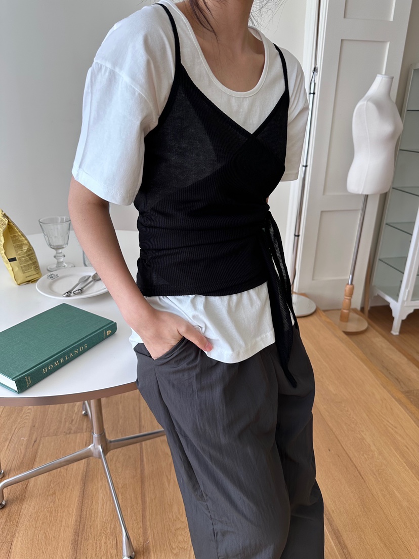 CYLINDER東大門㊣直郵女士新品25春夏熱賣吊帶背心不含內搭CYLINDER吊帶/背心