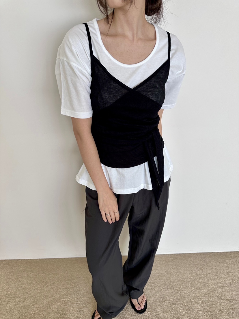 CYLINDER東大門㊣直郵女士新品25春夏熱賣吊帶背心不含內搭CYLINDER吊帶/背心