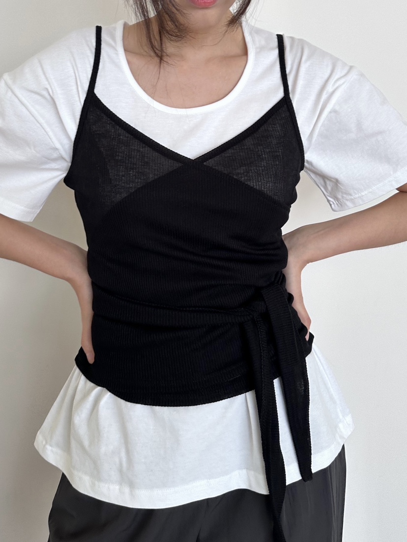 CYLINDER東大門㊣直郵女士新品25春夏熱賣吊帶背心不含內搭CYLINDER吊帶/背心