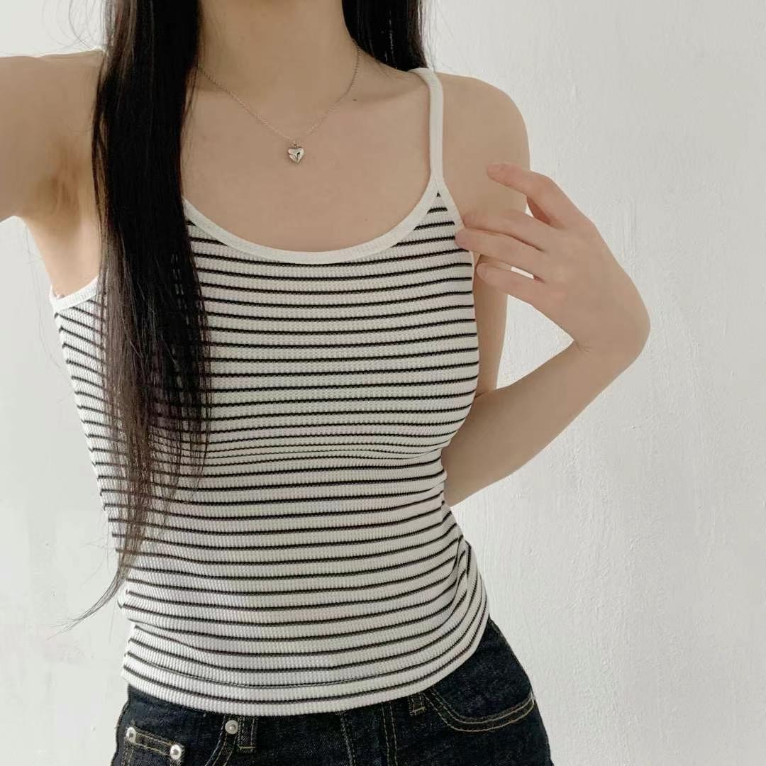 WOO SUNG韓國代購㊣女裝新款休閑職業熱賣時尚推薦吊帶背心WOO SUNG吊帶/背心