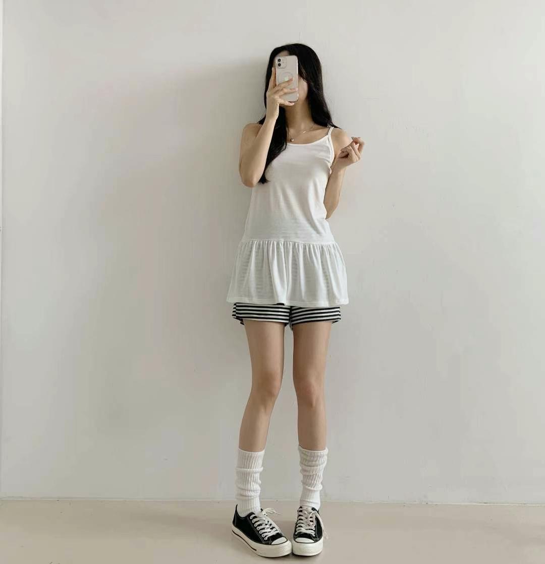 WOO SUNG韓國直郵㊣女士新款人氣職業熱賣25春夏短褲單排扣WOO SUNG短褲