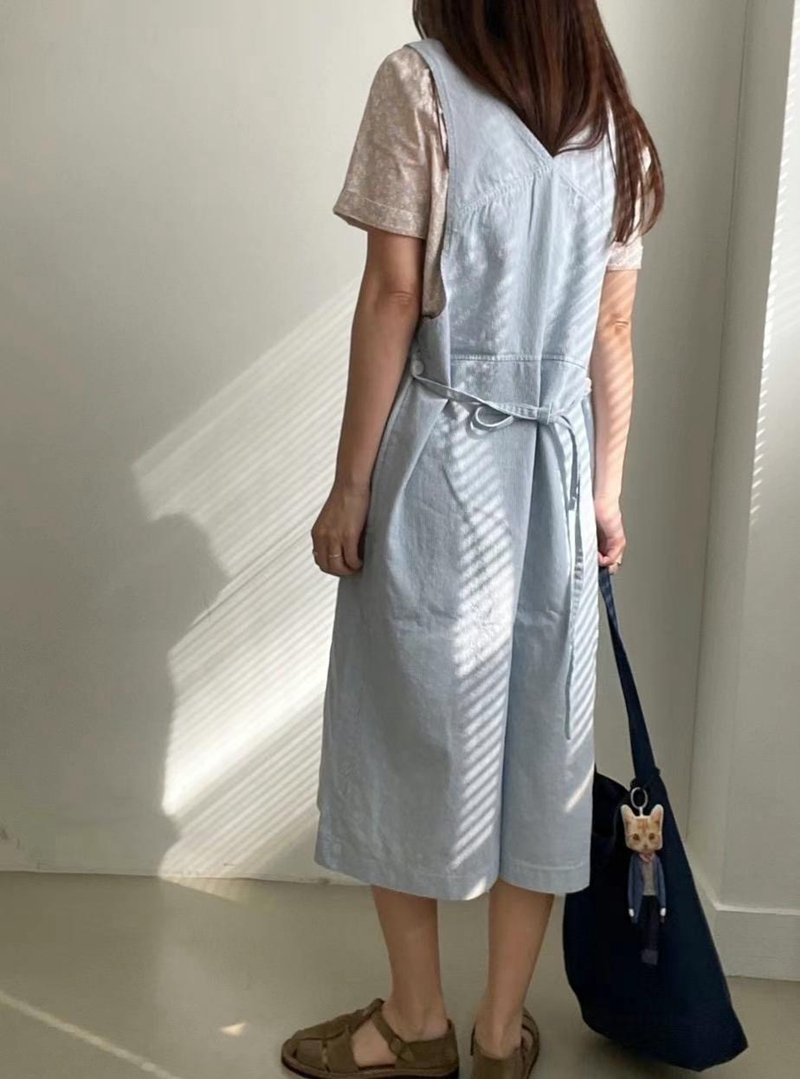 BUTTERING東大門㊣實拍女士新品25春夏人氣時尚休閑職業連衣裙ARLOW連衣裙