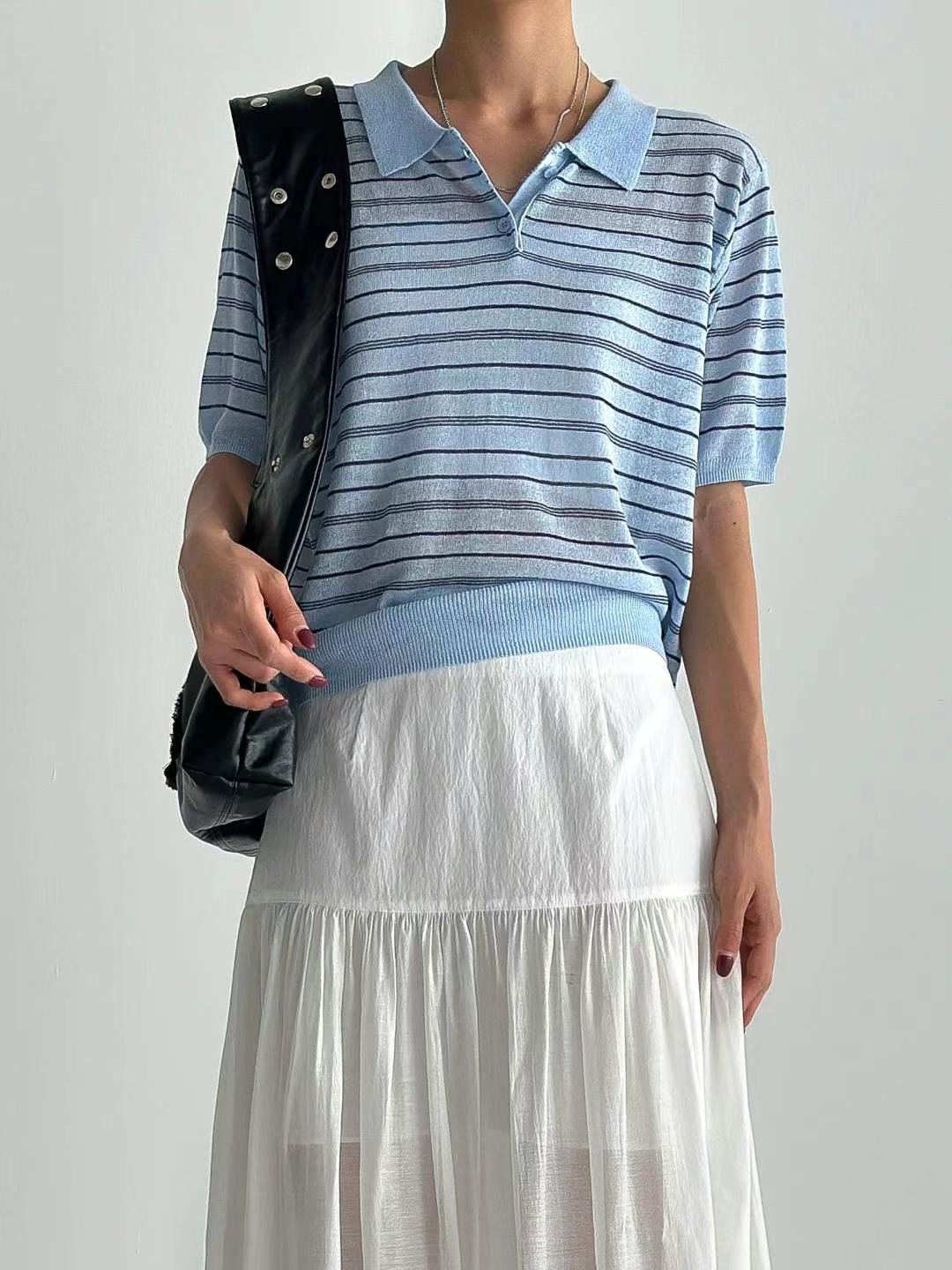 HIGHCOLOR韓國代購㊣女士新品職業25春夏熱賣人氣休閑針織衫HIGHCOLOR針織衫