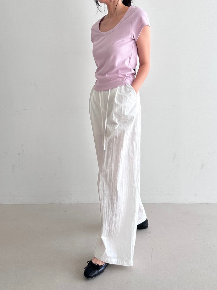 CYLINDER東大門㊣直郵女裝新品25春夏人氣休閑休閑褲含腰繩CYLINDER休閑褲