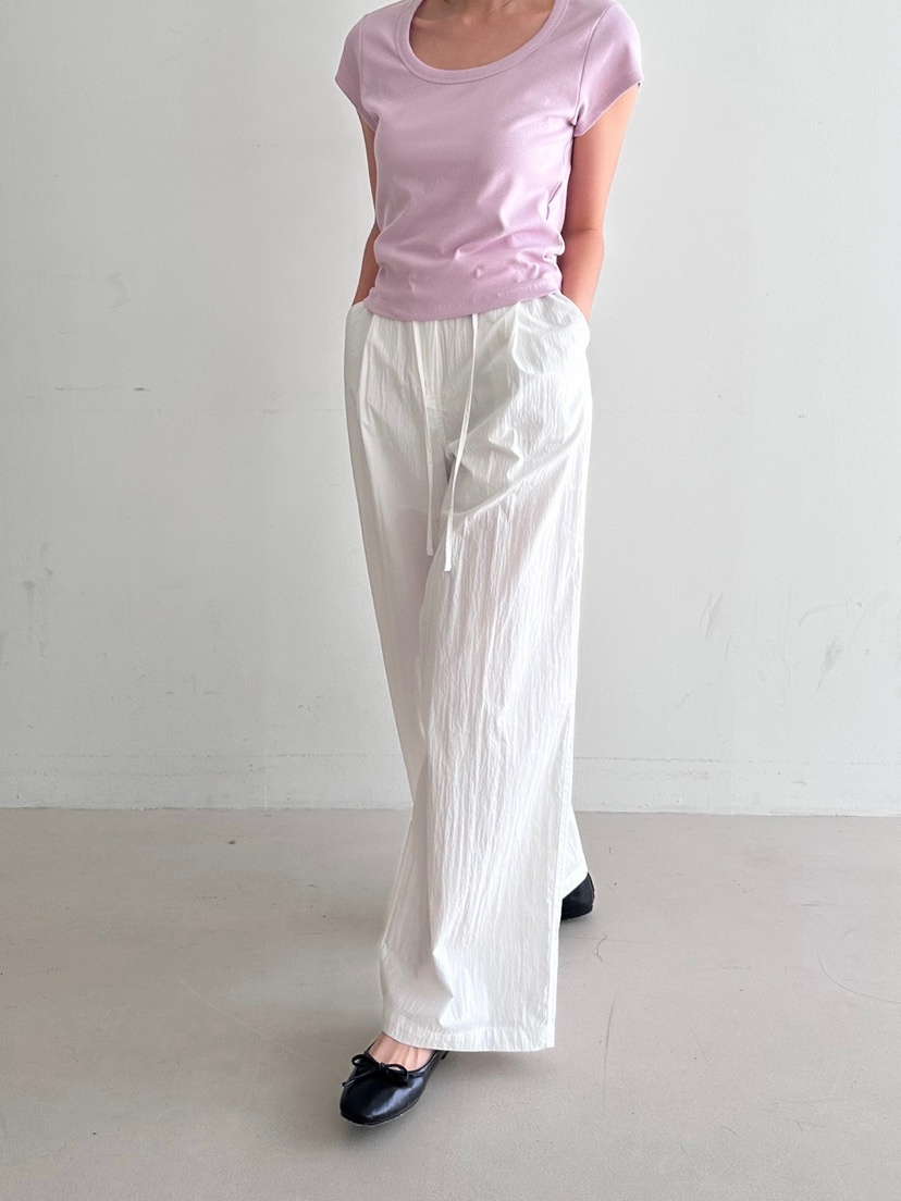 CYLINDER東大門㊣直郵女裝新品25春夏人氣休閑休閑褲含腰繩CYLINDER休閑褲