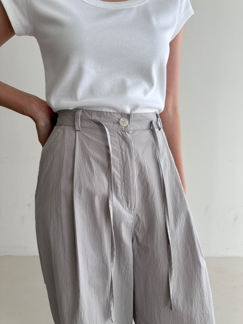 CYLINDER東大門㊣直郵女裝新品25春夏人氣休閑休閑褲含腰繩CYLINDER休閑褲