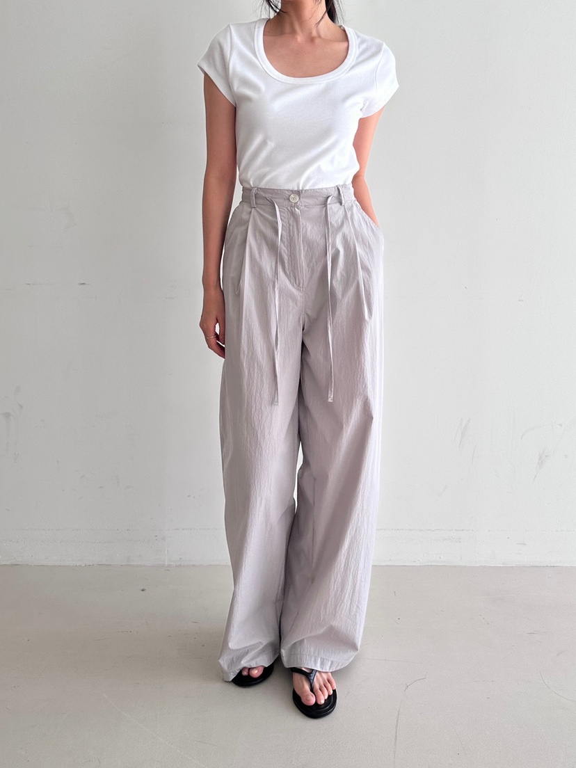 CYLINDER東大門㊣直郵女裝新品25春夏人氣休閑休閑褲含腰繩CYLINDER休閑褲