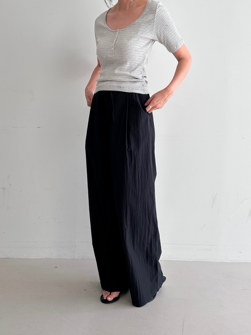 CYLINDER東大門㊣直郵女裝新品25春夏人氣休閑休閑褲含腰繩CYLINDER休閑褲