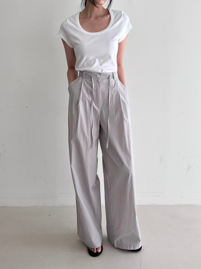 CYLINDER東大門㊣直郵女裝新品25春夏人氣休閑休閑褲含腰繩CYLINDER休閑褲圖色2