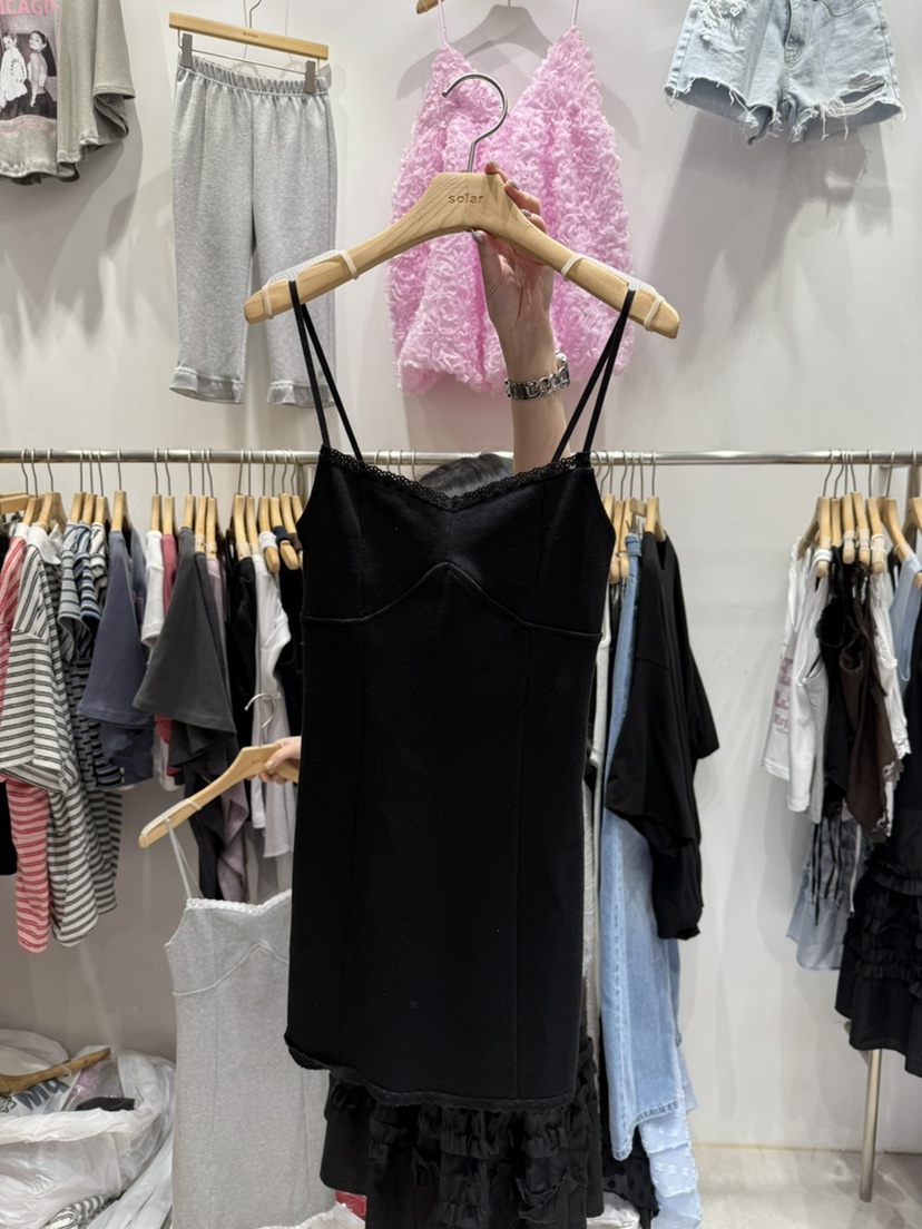 SOLAR韓國直郵㊣女士新品休閑職業人氣25春夏熱賣時尚連衣裙SOLAR連衣裙圖色2