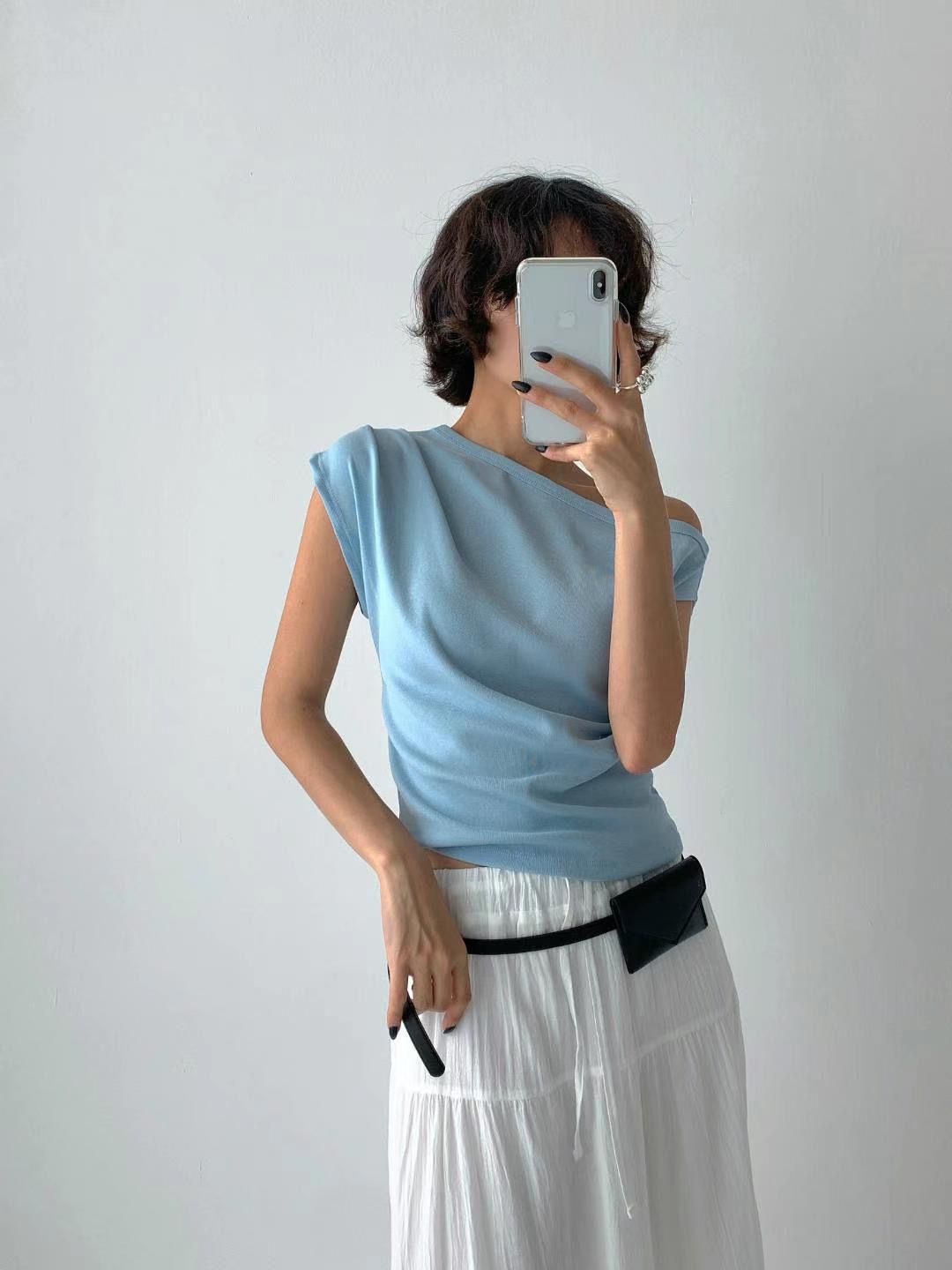HIGHCOLOR韓國直郵㊣女裝新品人氣職業25春夏推薦熱賣時尚T恤HIGHCOLORT恤