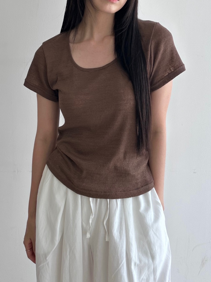 CYLINDER韓國代購㊣女裝新款熱賣休閑人氣25春夏職業推薦T恤CYLINDERT恤