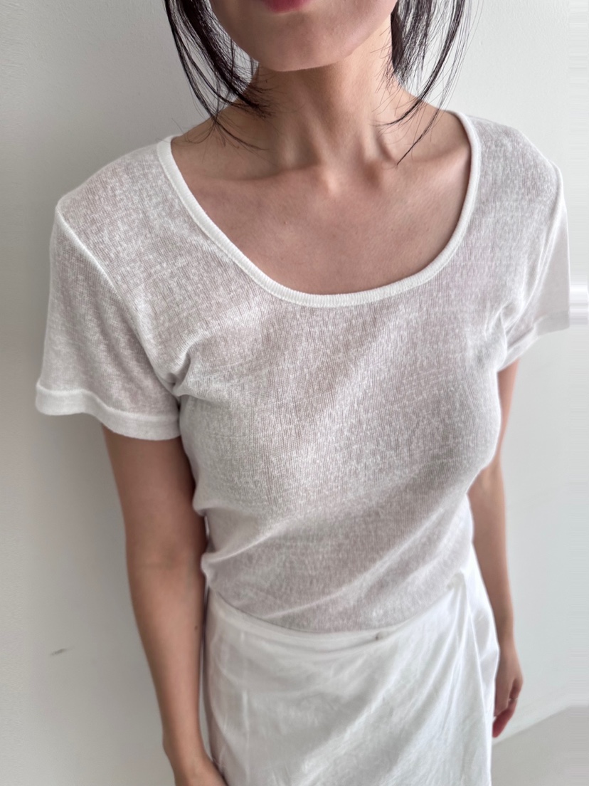 CYLINDER韓國代購㊣女裝新款熱賣休閑人氣25春夏職業推薦T恤CYLINDERT恤圖色2