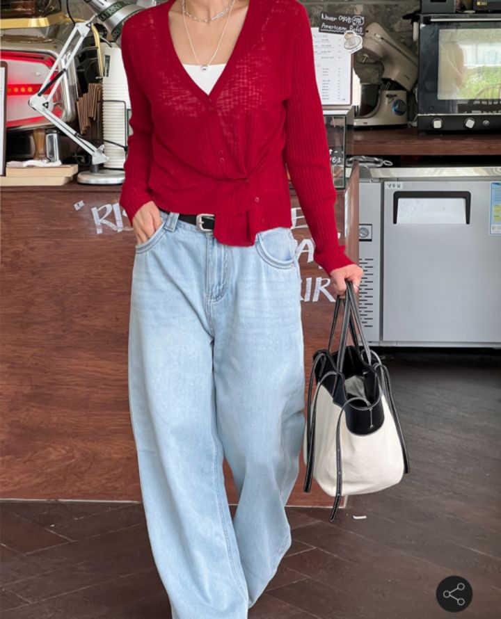 BOBBIE DOLL東大門㊣代購女裝新款熱賣職業推薦25春夏針織衫BOBBIE DOLL針織衫