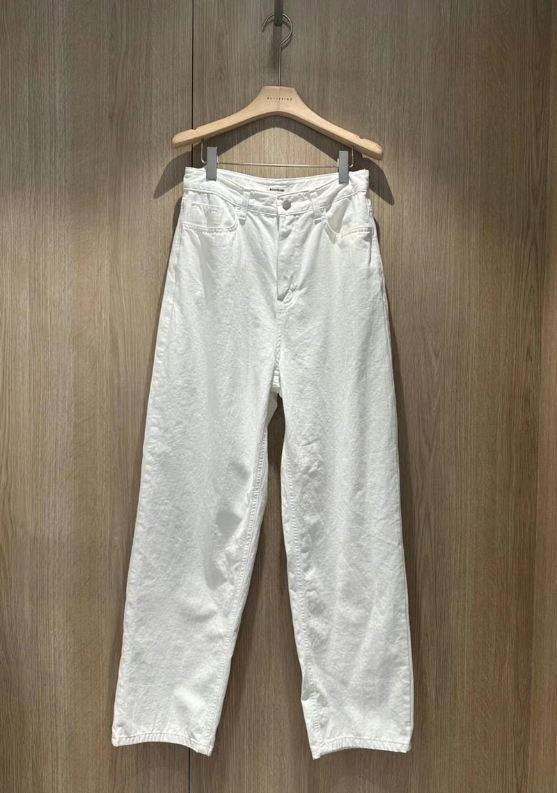 BUTTERING東大門㊣直郵女裝新品25春夏時尚休閑牛仔褲人字形ARLOW牛仔褲
