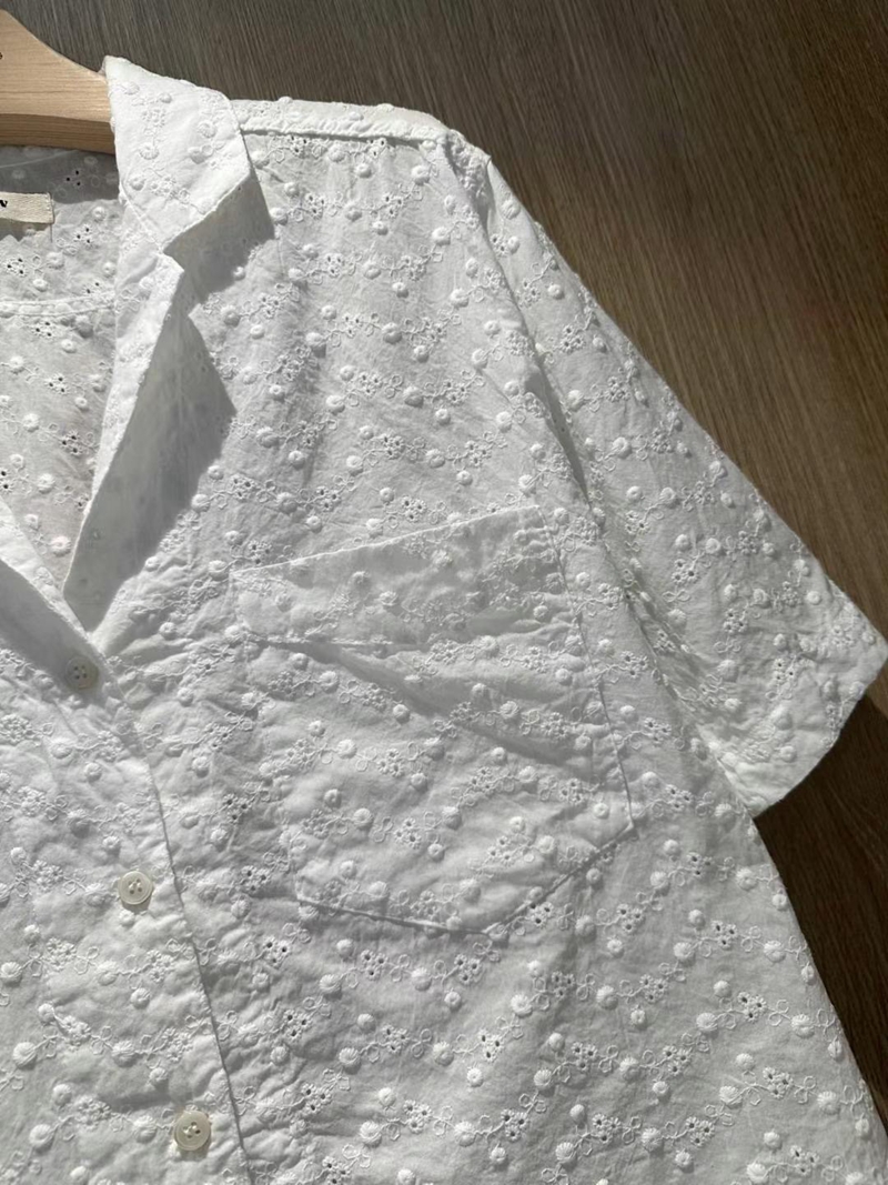 BUTTERING東大門㊣代購女裝新款熱賣人氣休閑25春夏襯衫蕾絲衫ARLOW襯衫/蕾絲衫