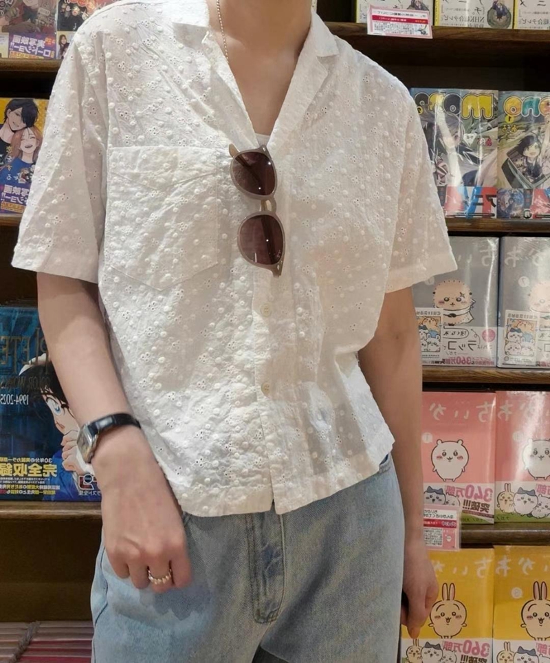 BUTTERING東大門㊣代購女裝新款熱賣人氣休閑25春夏襯衫蕾絲衫ARLOW襯衫/蕾絲衫