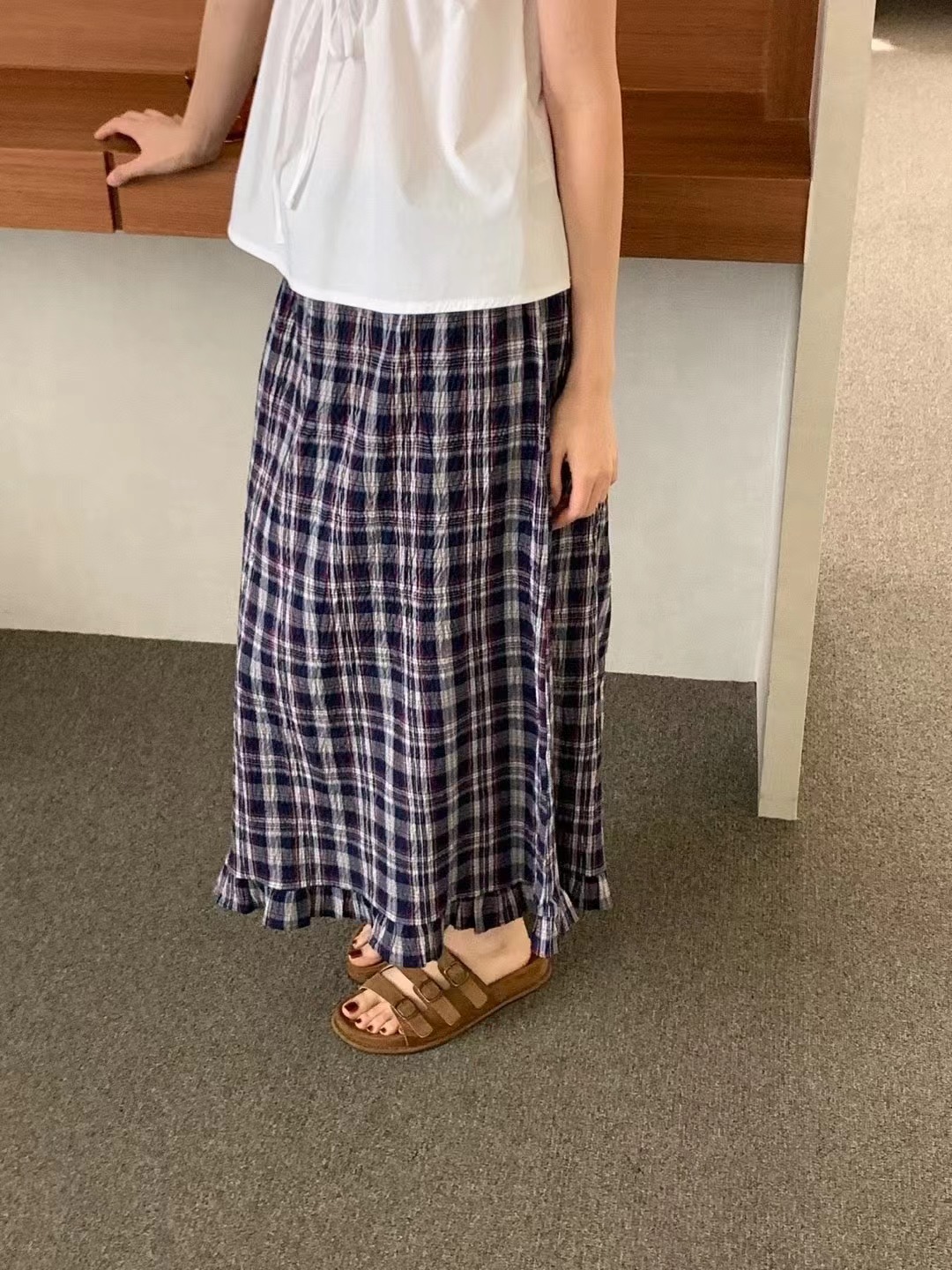 MELMEONT東大門㊣實拍女裝新款時尚職業25春夏長裙兩件起訂MELMEONT長裙圖色2