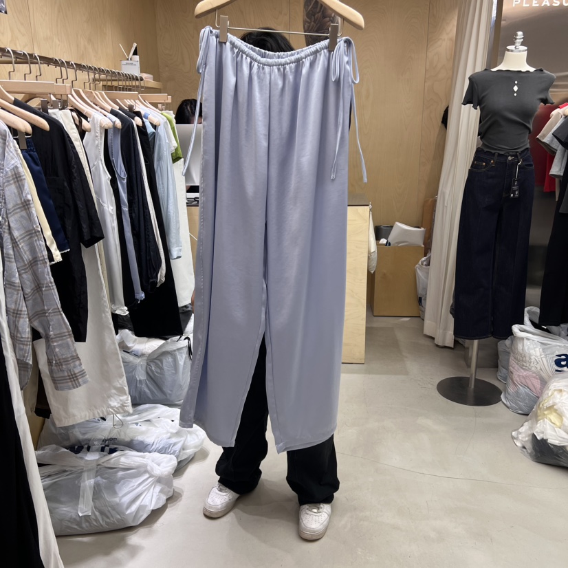 PLEASURE東大門㊣實拍女裝新品推薦熱賣時尚職業25春夏休閑褲PLEASURE休閑褲圖色1