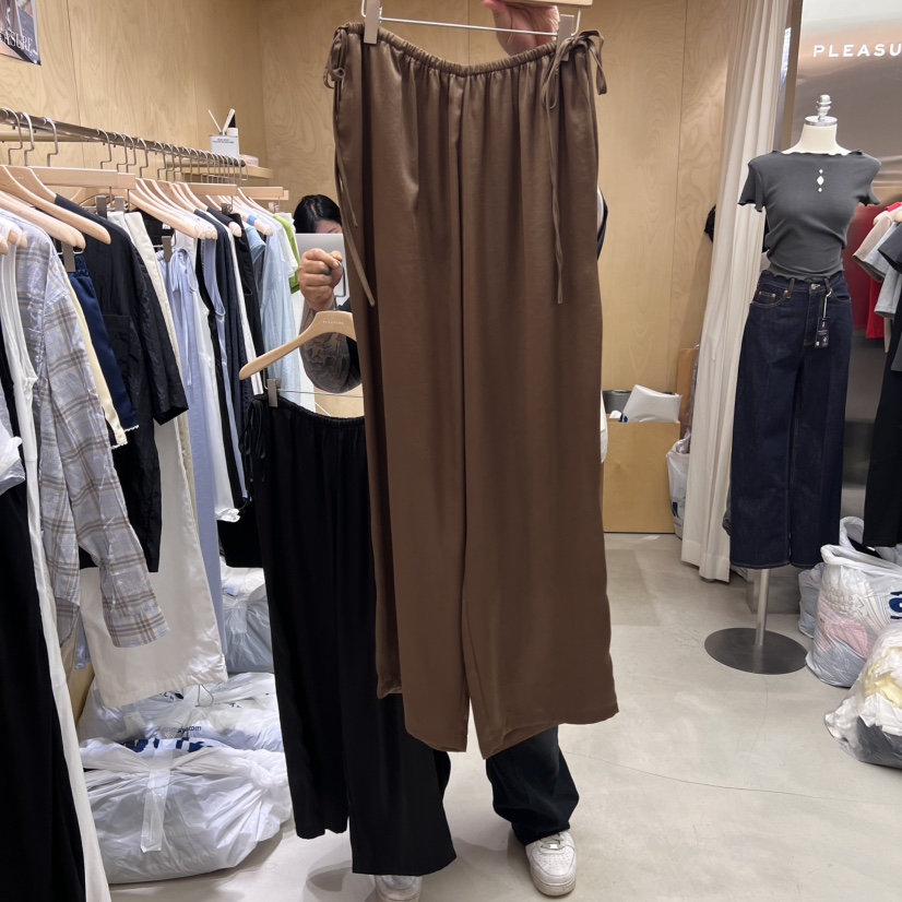 PLEASURE東大門㊣實拍女裝新品推薦熱賣時尚職業25春夏休閑褲PLEASURE休閑褲圖色2