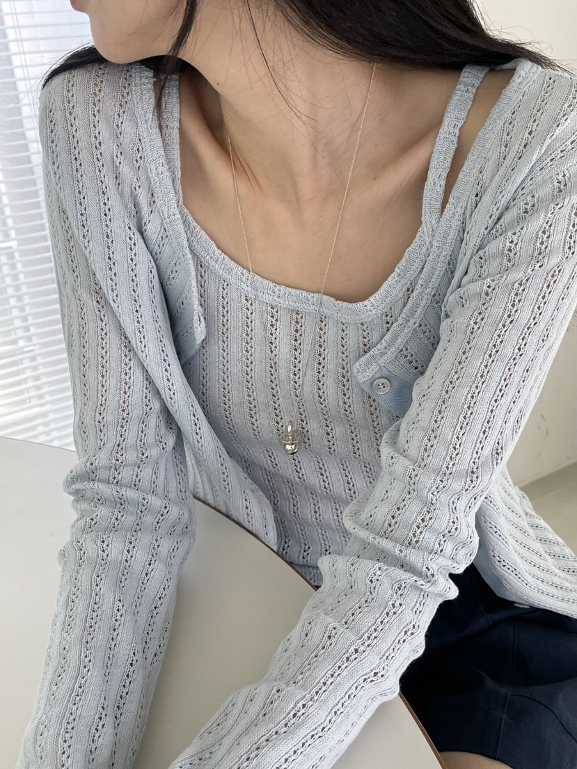 B_GARDER東大門㊣代購女裝新款推薦人氣針織衫不含內搭開衫B.GARDER針織衫