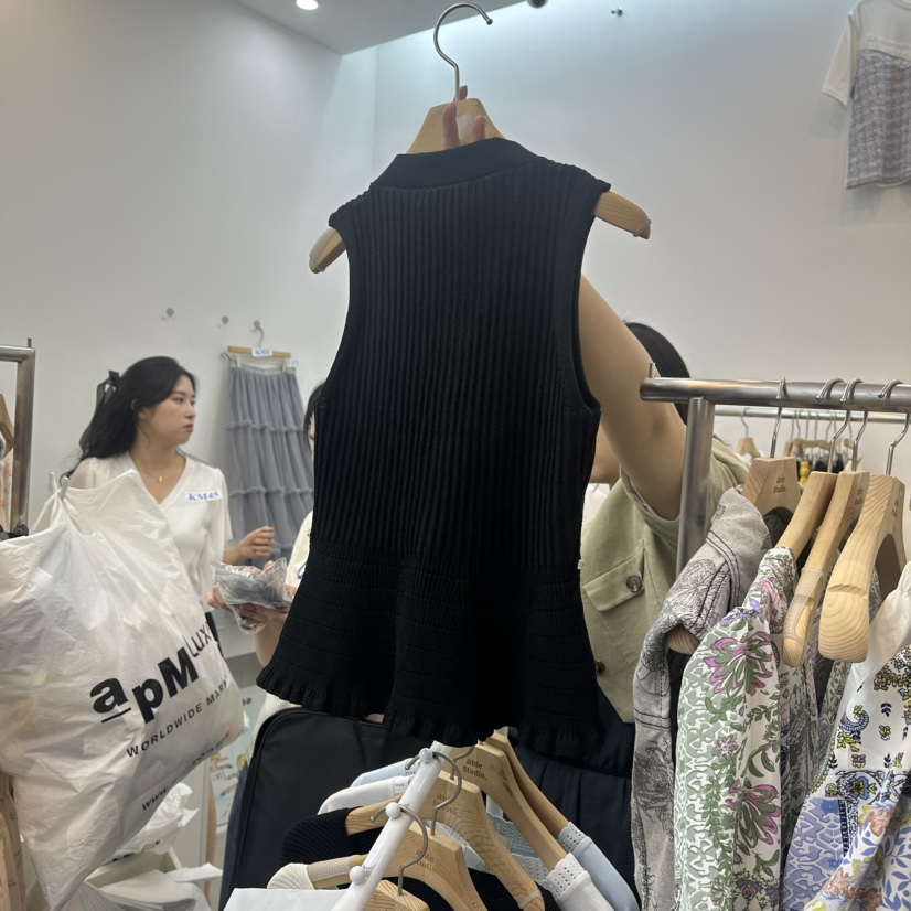 ABLESTUDIO東大門㊣代購女士新款職業時尚25春夏熱賣推薦馬甲ABLE STUDIO馬甲