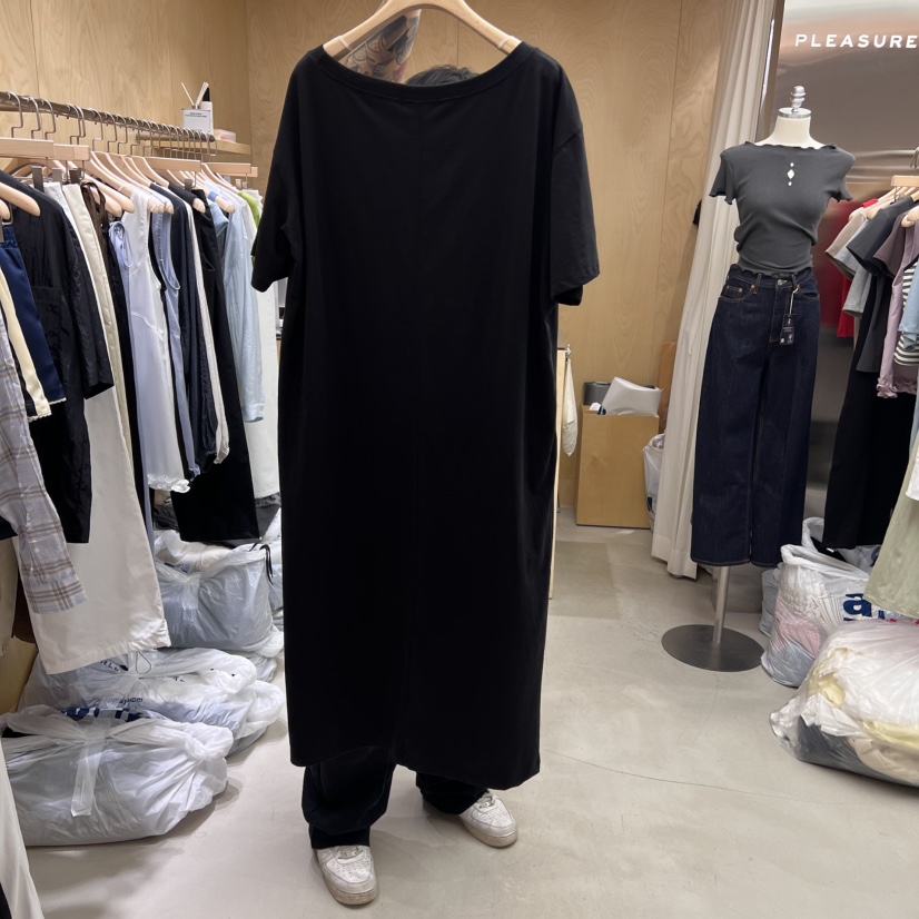 PLEASURE東大門㊣直郵女裝新款推薦時尚25春夏連衣裙不含腰帶PLEASURE連衣裙