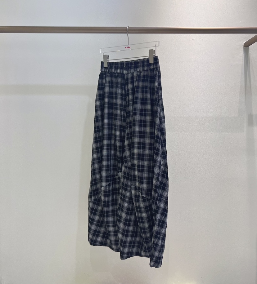 CAKE韓國代購㊣女裝新品推薦休閑人氣25春夏時尚休閑褲格紋CAKE休閑褲圖色2