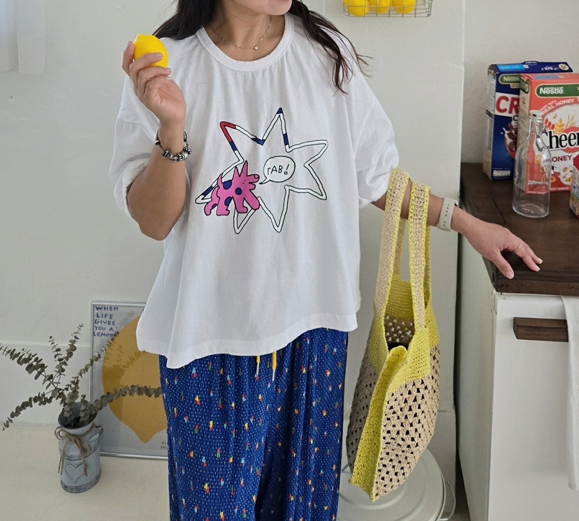 YESFREE東大門㊣代購女士新款推薦25春夏休閑人氣職業熱賣T恤YESFREET恤
